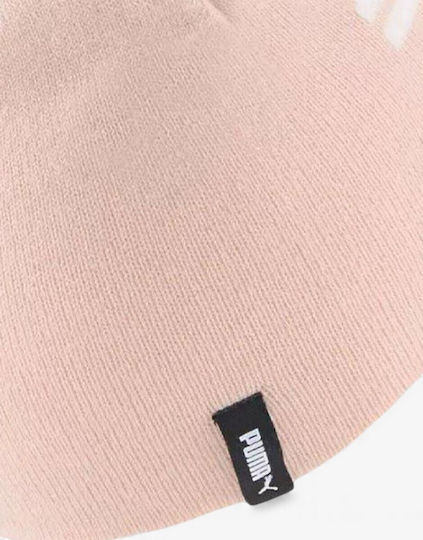 Beanie Beanie Unisex Σκούφος Πλεκτός σε Ροζ χρώμα