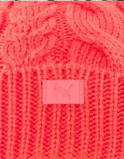 Beanie Pom Pom Beanie Unisex Шапка Плетена в Розов цвят