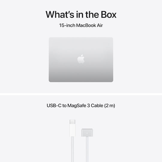 Apple MacBook Air 15.3" IPS Retina Display (M5-10-Core/24GB/1TB SSD/10-Core GPU) Silver (International English Keyboard)