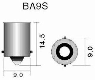 Крушка за автомобил BA9S / T4W Canbus LED Бял 12V 1.59W