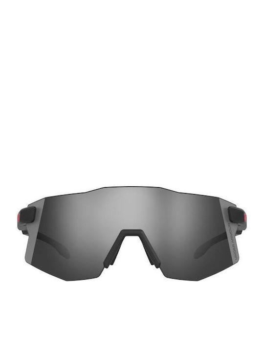 Under Armour Unisex Sunglasses with Black Frame and Black Lens UAGRIDPRO/G-124T4-99