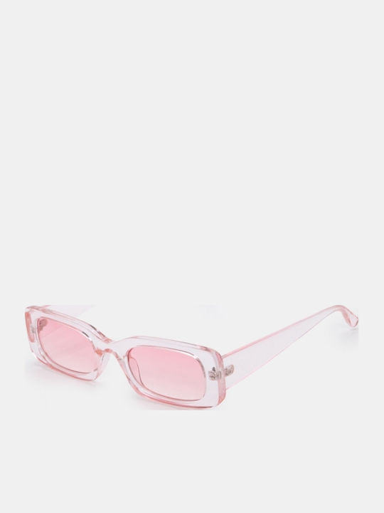 Luigi Unisex Γυαλιά Ηλίου με Ροζ Σκελετό και Ροζ Φακό 4856907