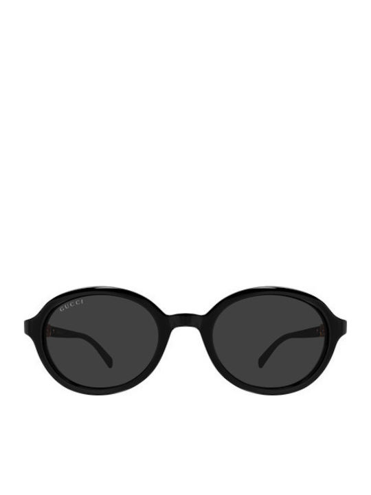 Gucci Unisex Sunglasses With Black Horn-Rimmed Frame And Grey Lens GG2033SA 001