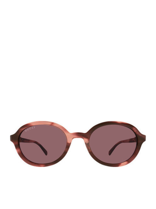 Gucci Unisex Sunglasses with Red Horn-Rimmed Frame and Red Lens GG2033SA 004
