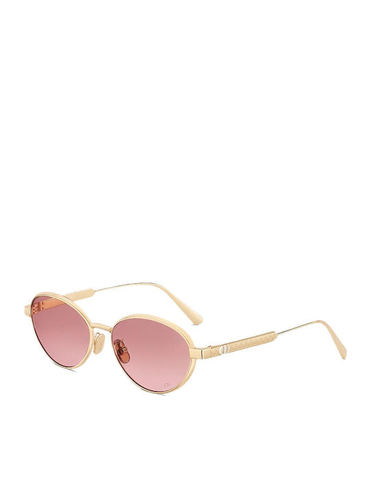 Dior Women's Sunglasses with Gold Metallic Frame and Gold Lens DIORCANNAGE R1U B0R6