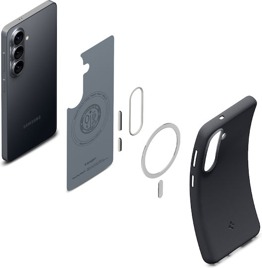 Spigen Nano Pop Mag Заден Калъф Силикон Черен (Galaxy S26)