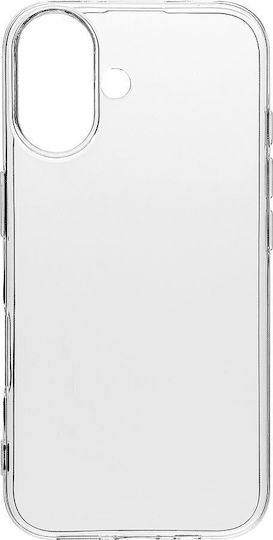 Obal:Me Back Cover Σιλικόνης 1mm Διάφανο (iPhone 16)