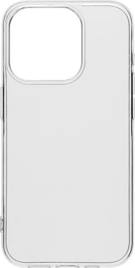 Obal:Me Back Cover Σιλικόνης 1mm Διάφανο (iPhone 15 Pro)