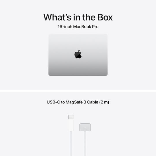 Apple MacBook Pro 16.2" IPS Panel Retina Display 120Hz M5 Max 18-Core 48GB 2TB SSD 40-Core GPU с Зарядно 140W Сребрист Английски (САЩ)