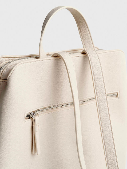 Women's Beige Backpack Bag