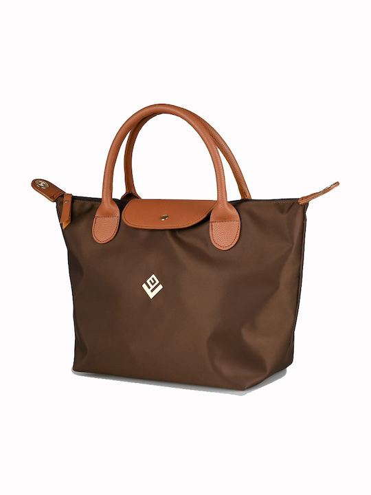 Leather Women's Handbag Brown