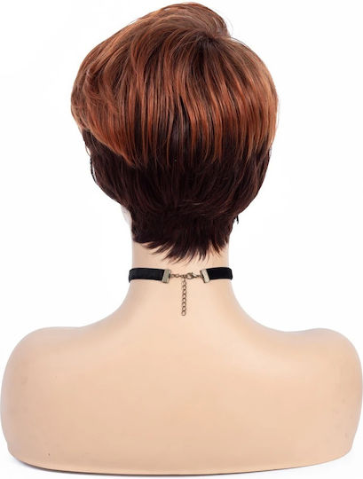 Animis Beauty Perucă cu Păr Sintetic în Culoare Cupru