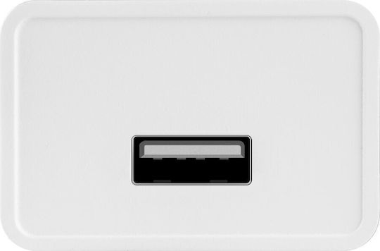 Obal:Me Φορτιστής Χωρίς Καλώδιο με Θύρα USB-A 10W Λευκός (10W1UWH)