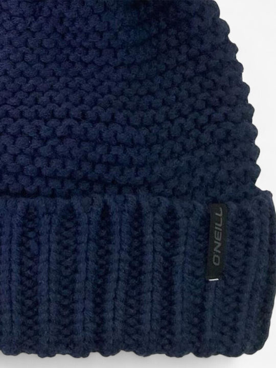 Kids Beanie Knitted Blue