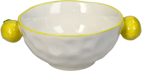 Koart Βάζο Πορσελάνης Κίτρινο 11x5xΥ15cm