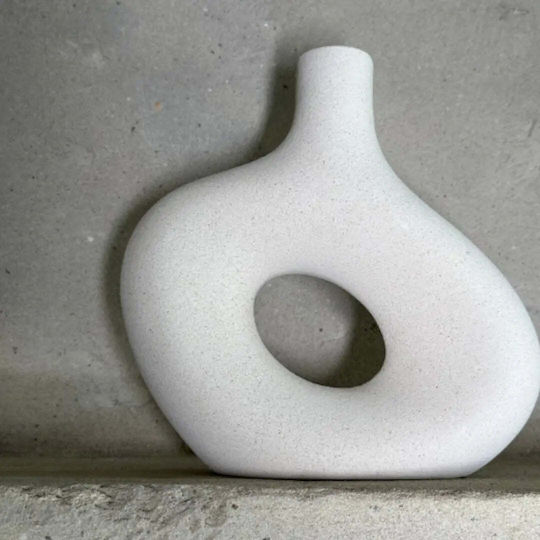 Phos & Gaia Ceramic Vase Luma Beige