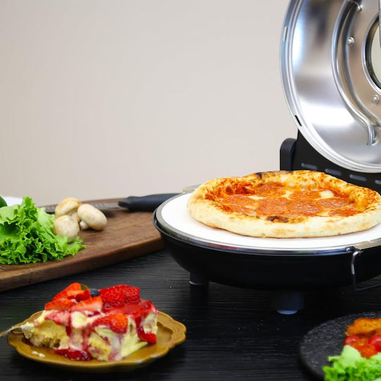 Cuptor Electric de Pizza Tradițional 1.2kW 34x33x16.5cm