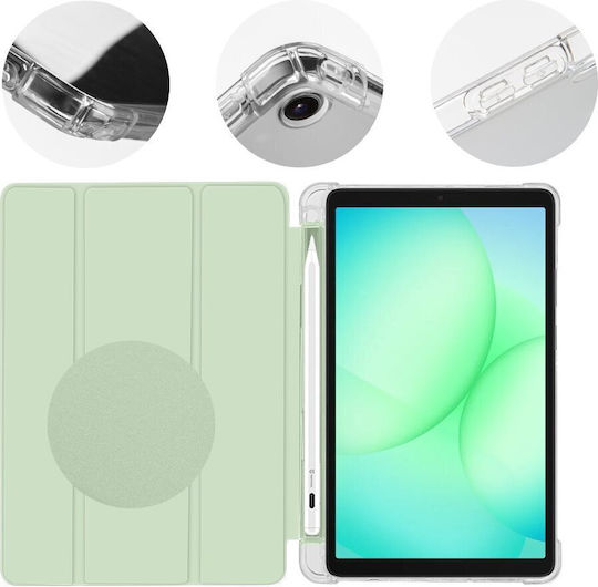 Obal:Me Mistytab Flip Cover Green (Samsung Galaxy Tab A11/a9)