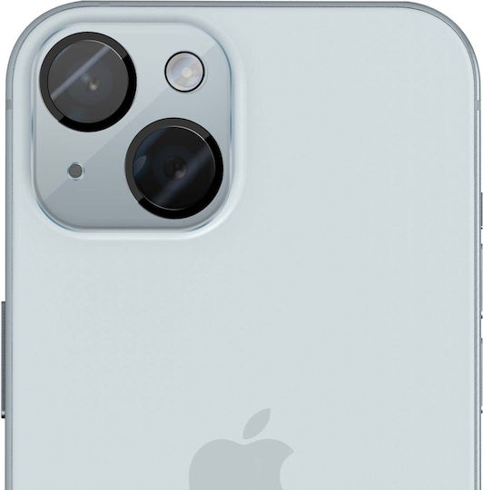 Crong Lens Shield Προστασία Κάμερας Tempered Glass Διάφανο για το iPhone 15, iPhone 15 Plus