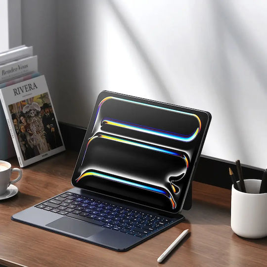 Dux Ducis Mk Series Flip Cover Negra (iPad Pro 13" (2024))