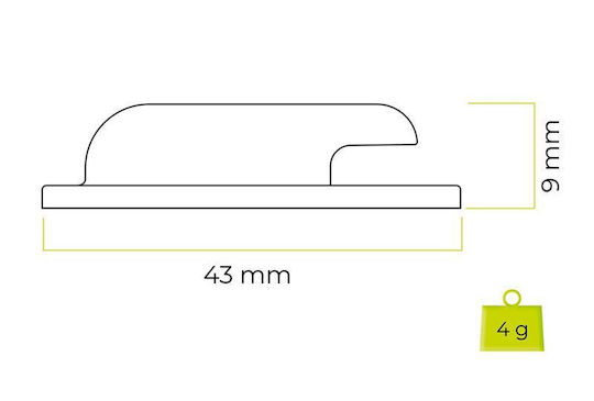 Mobile Origin Protection Silicone for AirTag in White color