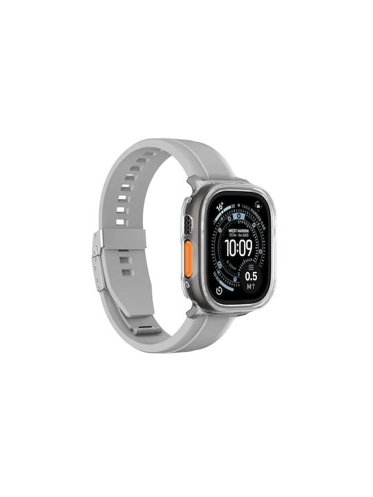 AmazingThing Πλαστική Θήκη σε Διάφανο χρώμα για Apple Watch Ultra 3 49mm
