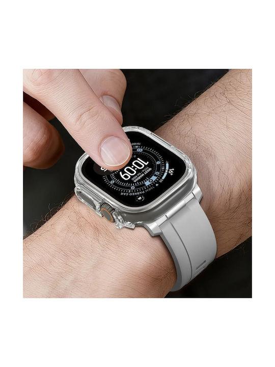 AmazingThing Πλαστική Θήκη σε Διάφανο χρώμα για Apple Watch Ultra 3 49mm