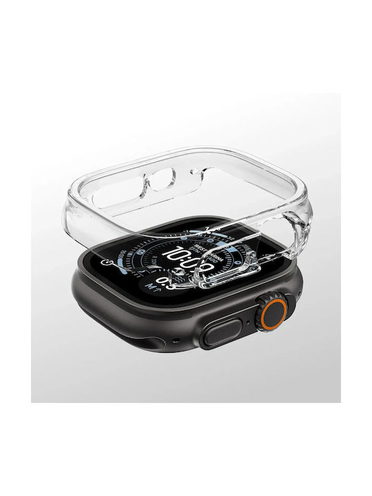 AmazingThing Πλαστική Θήκη σε Διάφανο χρώμα για Apple Watch Ultra 3 49mm