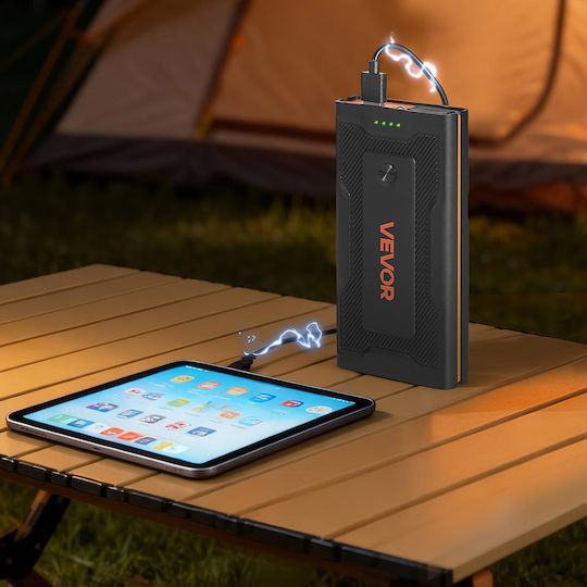 Vevor Portable Car Battery Starter 1000A with Power Bank USB Flashlight 12V