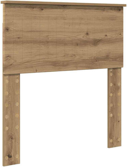 vidaXL Wooden Brown Bed Headboard 83x90cm