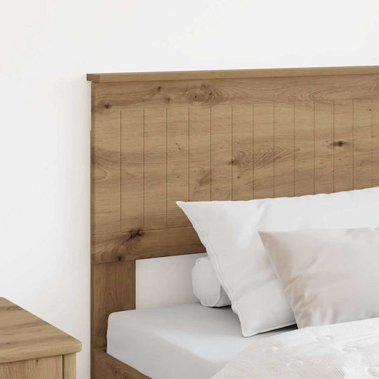 vidaXL Wooden Bed Headboard Brown 78x90cm