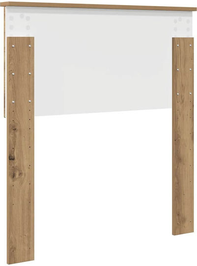vidaXL Wooden Brown Bed Headboard 83x90cm