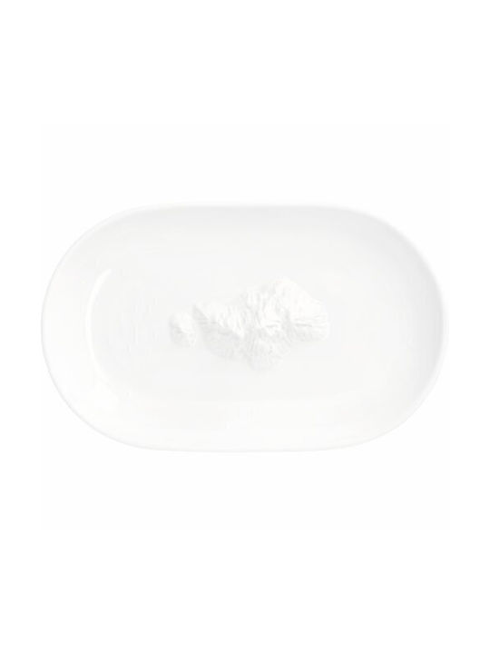 Raeder Round Serving Bowl made of Porcelain White with Diameter 25.2cm