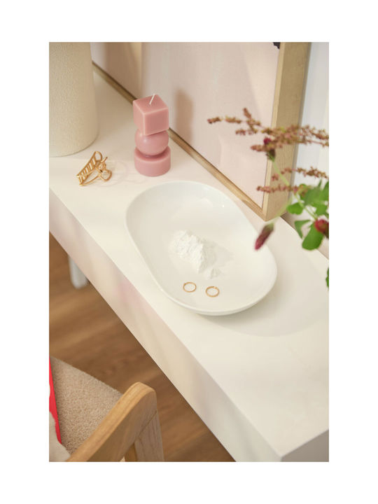 Raeder Round Serving Bowl made of Porcelain White with Diameter 25.2cm