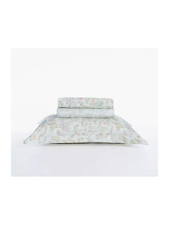 Nef-Nef Homeware Blessing Bettlaken Super-Doppel 240x270cm Grün (6 Stück)