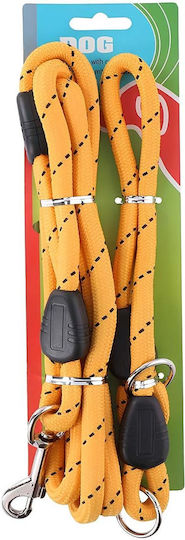 Inny Dog Leash 150 Cm Adjustable Collar 45cm Made Durable Roperesistant Yellow