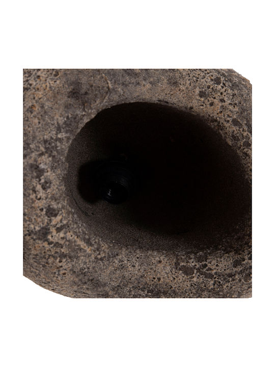 HomeMarkt Stoner Grey Ceiling Light with E27 Socket 37x30cm
