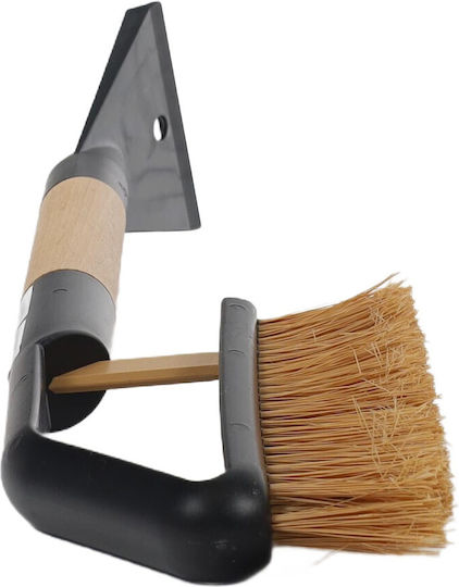 Einparts Răzuitoare de Gheață cu Perie 55 Cm Curățare Zăpadă și Gheață de pe Geamuri