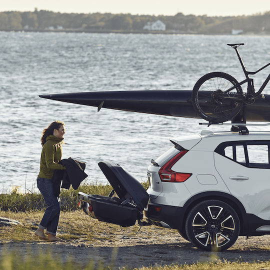 Thule Car Towbar Box with Single-Side Opening Capacity 300L Black