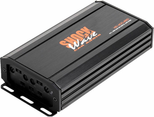 Shockwave 4channel Plug & Play Amplifier 4x60wrms @ 4ohm Xe-400.4iso Mini Size