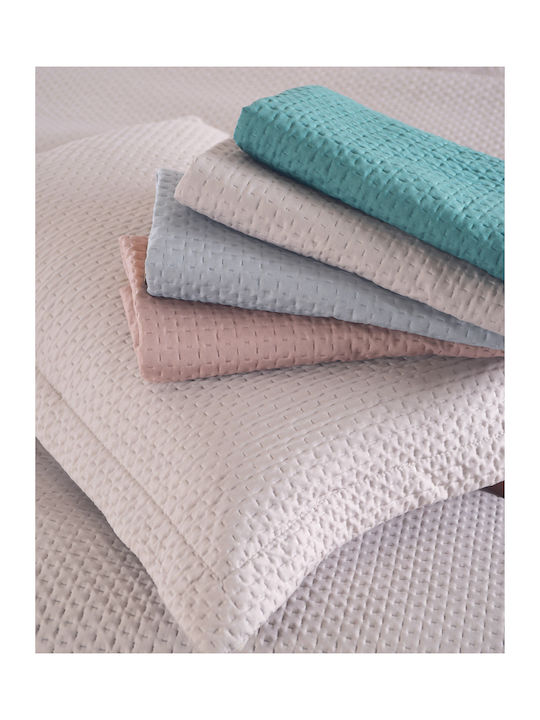 Rythmos Allure Set Paturi & Cuverturi Pat Superdublu Microfibra Pudră 220x240cm