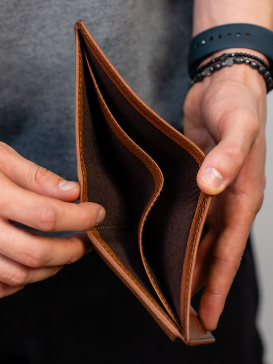 Leather Men's Wallet Brown