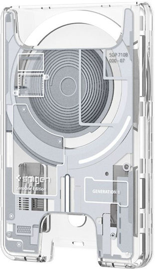 Spigen MagSafe Θήκη Καρτών Ultra Hybrid Wallet σε Λευκό χρώμα