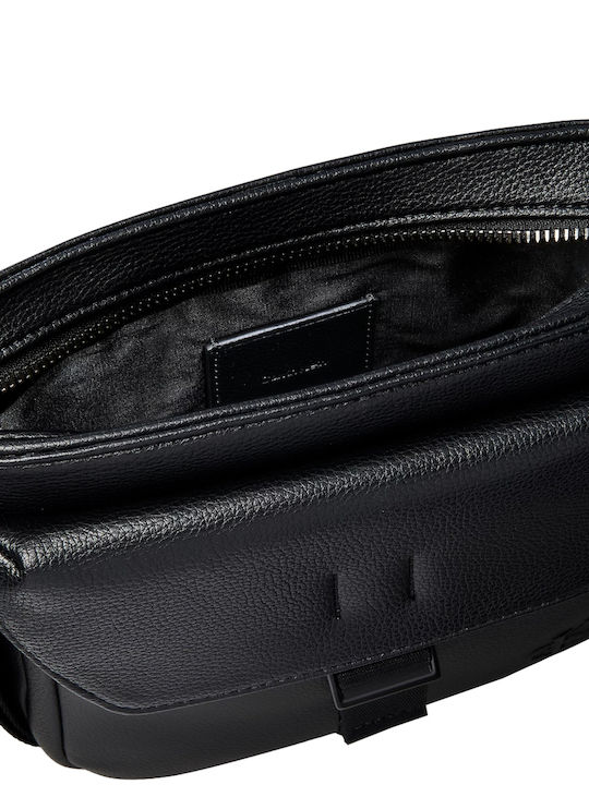 Strap Men's Shoulder / Crossbody Bag Black