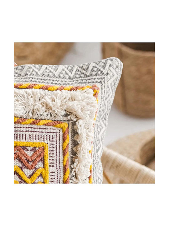 Phos & Gaia Decorative Pillow Case Anjali From 100% Cotton Multicolour 50x50cm