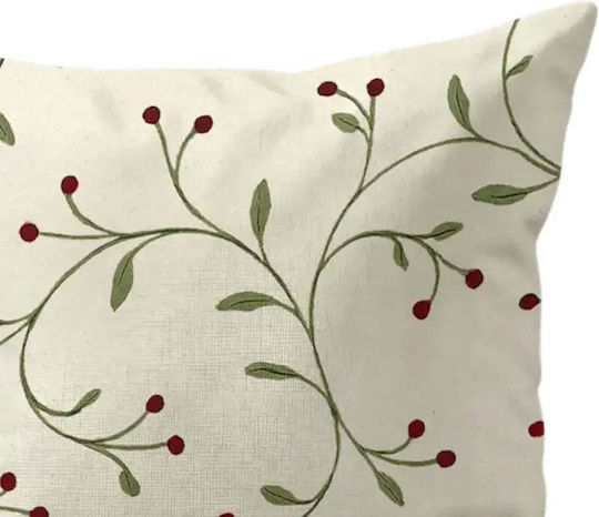 Phos & Gaia Throw Pillow Case Wish Natural Cotton 50x50cm