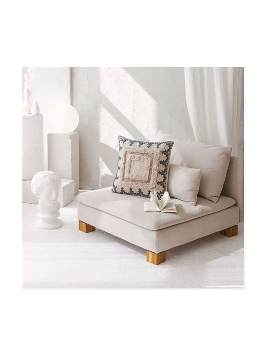 Phos & Gaia Decorative Pillow Case Lata 100% Cotton Multicolour 50x50cm