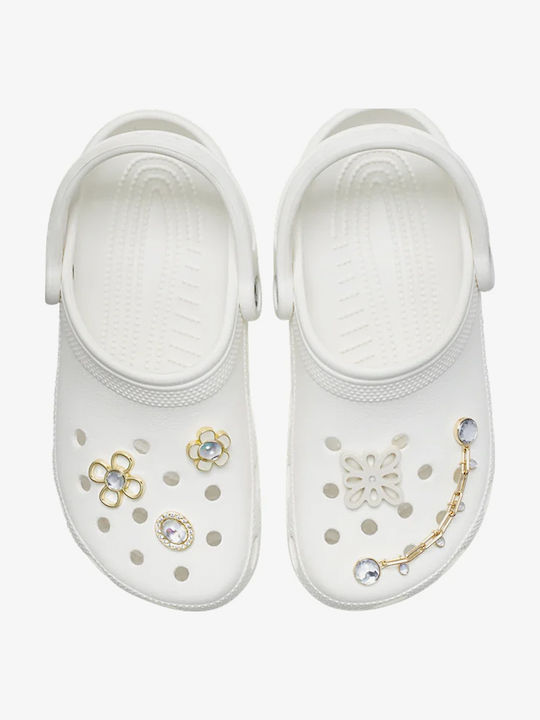 Crocs Jibbitz Charm Cut Out Κίτρινο 5τμχ