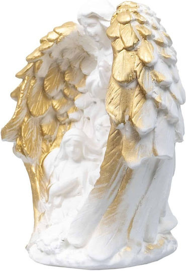 Statuetă Decorativă din Ipsos Înger Păzitor Înălțime 16cm Ext 10456
