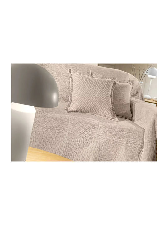 Guy Laroche Soho Ριχτάρι Πολυθρόνας Chenille 180x150εκ. Natural
